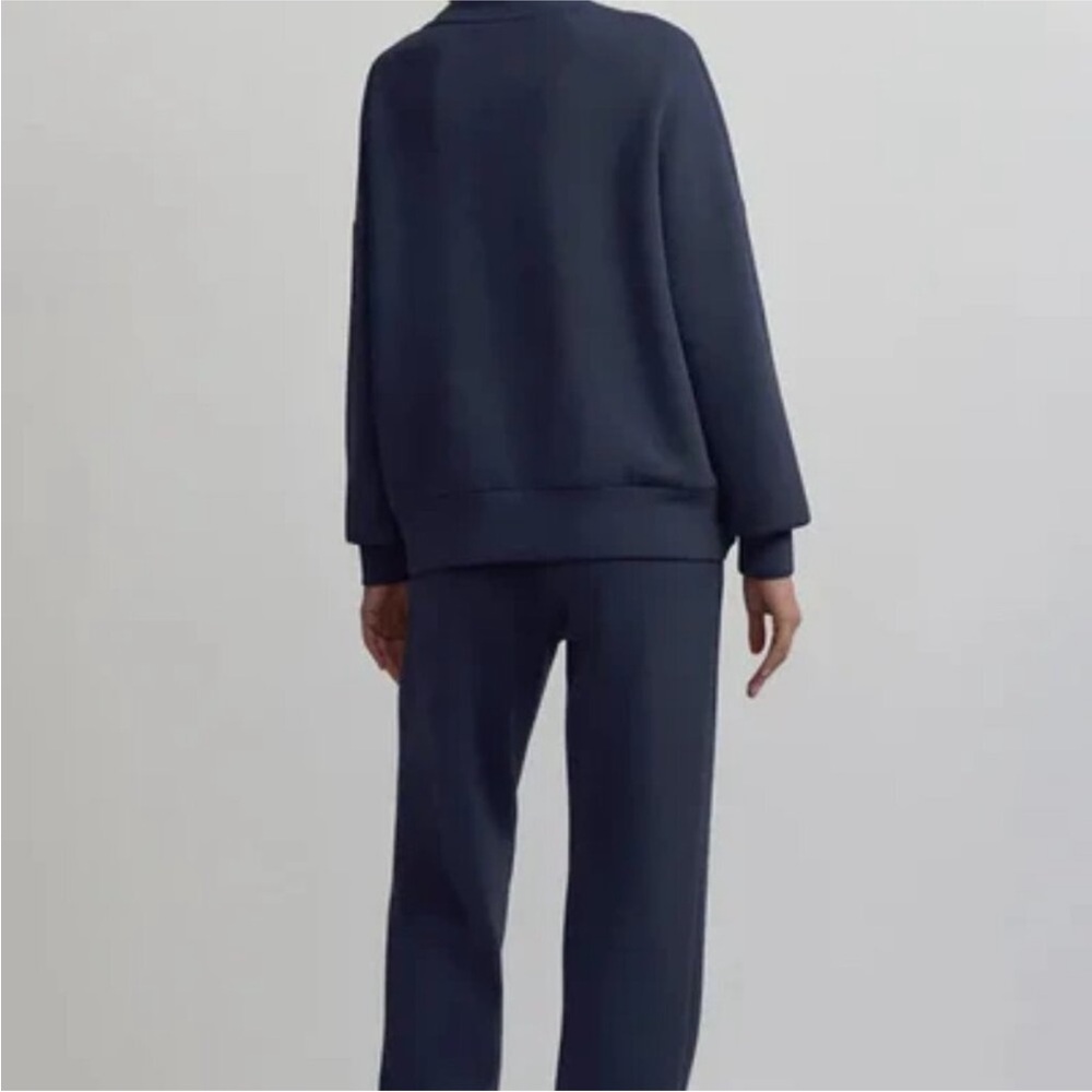 NWT Varley Hawley 1/2 Zip Navy Women’s Sweater - Picture 5 of 11